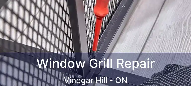  Window Grill Repair Vinegar Hill - ON