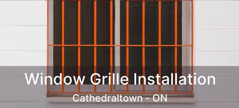 Window Grille Installation Cathedraltown - ON