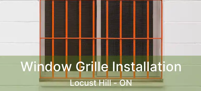  Window Grille Installation Locust Hill - ON
