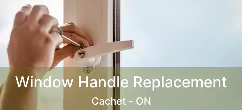  Window Handle Replacement Cachet - ON