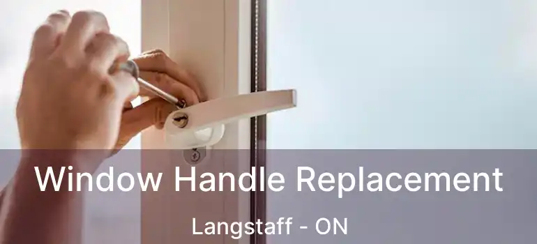  Window Handle Replacement Langstaff - ON