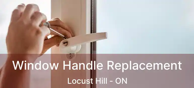  Window Handle Replacement Locust Hill - ON