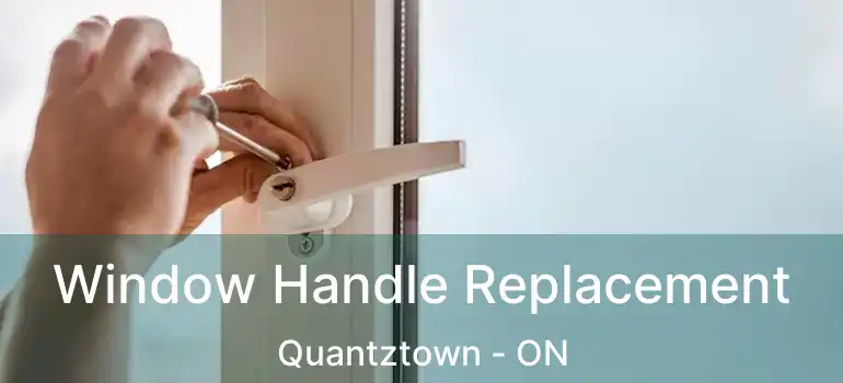  Window Handle Replacement Quantztown - ON