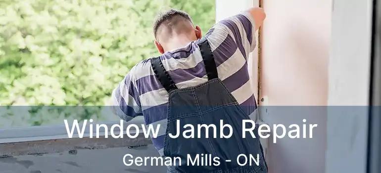  Window Jamb Repair German Mills - ON