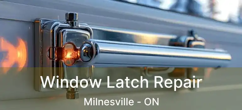  Window Latch Repair Milnesville - ON