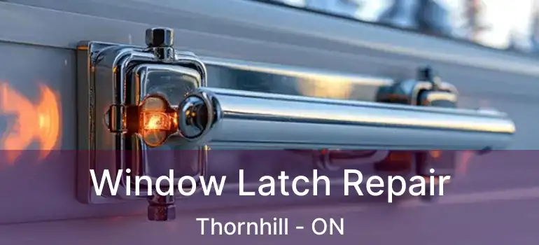 Window Latch Repair Thornhill - ON