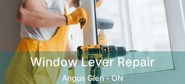  Window Lever Repair Angus Glen - ON
