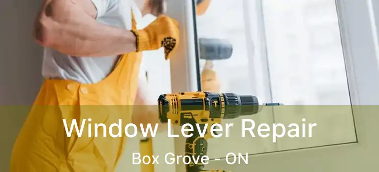  Window Lever Repair Box Grove - ON