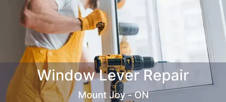  Window Lever Repair Mount Joy - ON