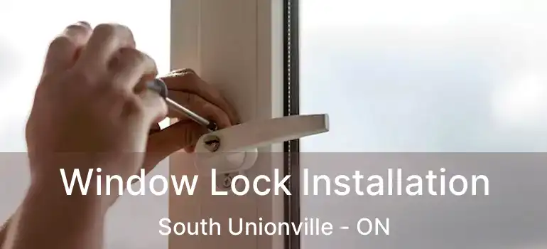  Window Lock Installation South Unionville - ON