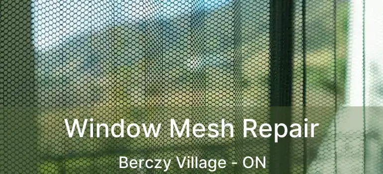  Window Mesh Repair Berczy Village - ON