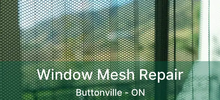 Window Mesh Repair Buttonville - ON