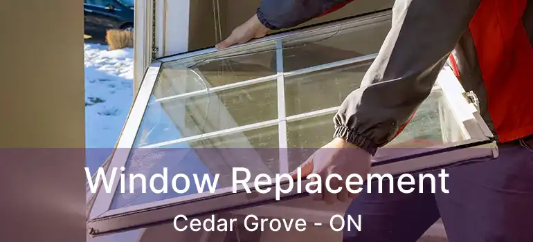  Window Replacement Cedar Grove - ON