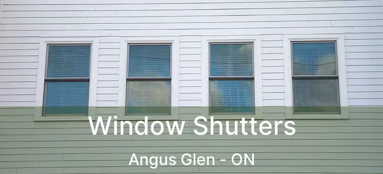  Window Shutters Angus Glen - ON