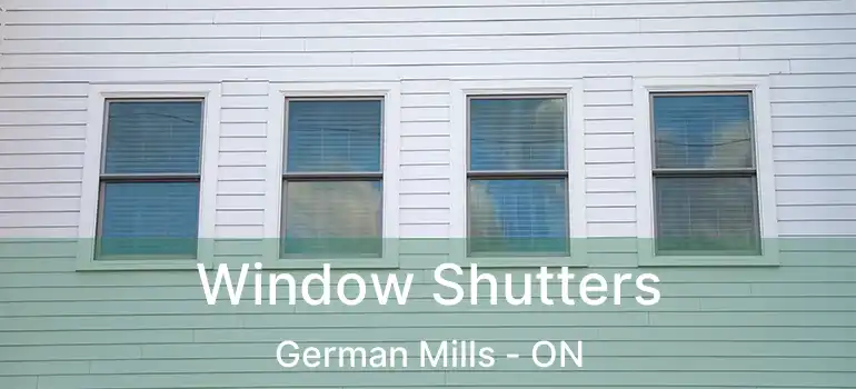  Window Shutters German Mills - ON