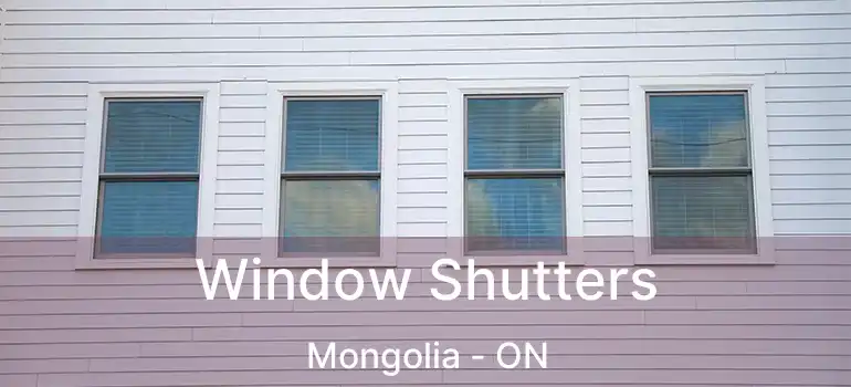  Window Shutters Mongolia - ON