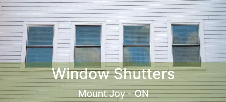  Window Shutters Mount Joy - ON