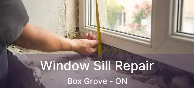  Window Sill Repair Box Grove - ON