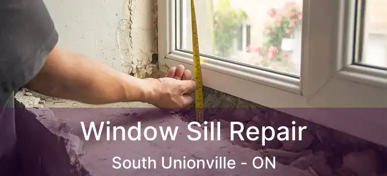  Window Sill Repair South Unionville - ON