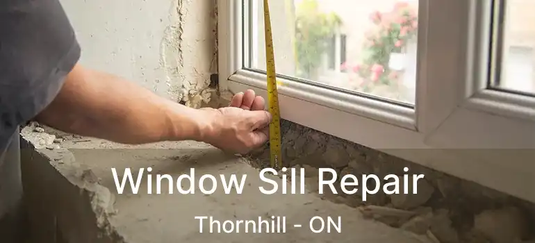  Window Sill Repair Thornhill - ON