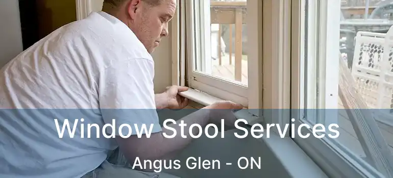  Window Stool Services Angus Glen - ON