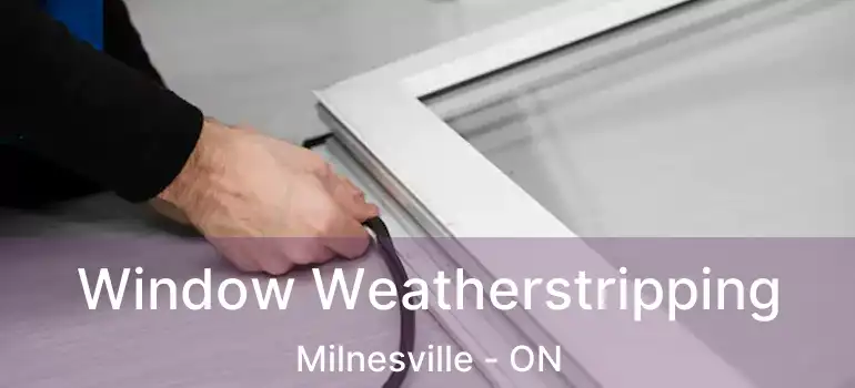  Window Weatherstripping Milnesville - ON