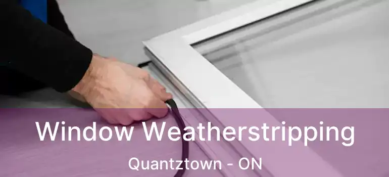 Window Weatherstripping Quantztown - ON