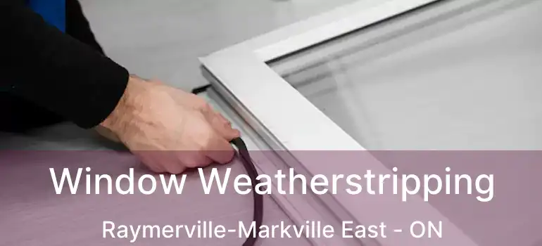  Window Weatherstripping Raymerville-Markville East - ON