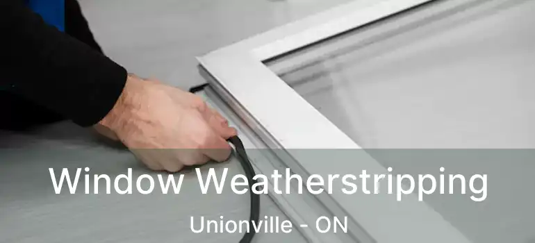  Window Weatherstripping Unionville - ON