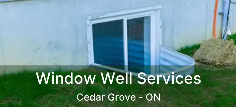  Window Well Services Cedar Grove - ON