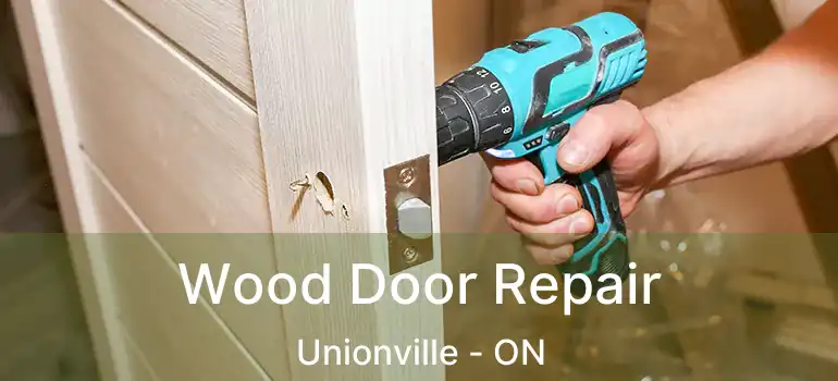  Wood Door Repair Unionville - ON