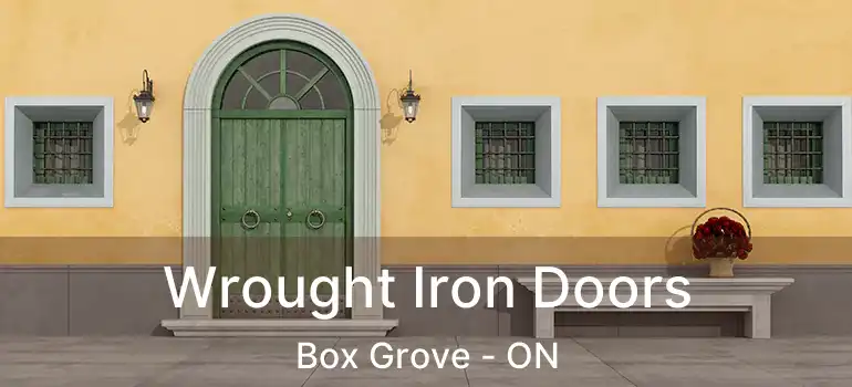  Wrought Iron Doors Box Grove - ON