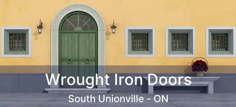  Wrought Iron Doors South Unionville - ON